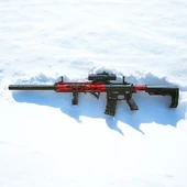 M416 Gel Blaster Uzun menzilli Jel Tabancası Kırmızı - 4