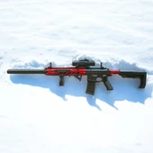 M416 Gel Blaster Uzun menzilli Jel Tabancası Kırmızı - 3