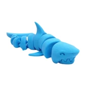 3d Hareketli Köpek Balığı Figürlü Oyuncak - Mavi thumbnail 2