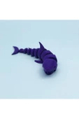 3d Hareketli Köpek Balığı Figürlü Oyuncak - Mor thumbnail 3