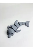 3d Hareketli Yunus Figürlü Oyuncak - Gri - 3