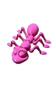3D Hareketli Karınca Figürlü Oyuncak - Pembe thumbnail 4