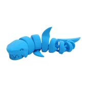 3d Hareketli Köpek Balığı Figürlü Oyuncak - Mavi thumbnail 6