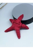 3d Hareketli Deniz Yıldızı Oyuncak - Kırmızı thumbnail 3