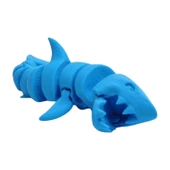 3d Hareketli Köpek Balığı Figürlü Oyuncak - Mavi thumbnail 4