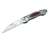 CRKT CR 0124 RD Kamp Çakı 20 cm - Metal Desenli Sap, Kılıflı, Kutulu - 1