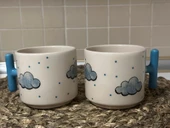 Bulut/Cloud Desen Kupa/Mug 2'li thumbnail 2