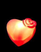 VIP 12 ADET LED IŞIKLI KALP LED IŞIKLI GÜLLÜ KALPLİ IŞIK DEKORATİF KALPLİ MUM PİLLİ LED IŞIKLI KALP thumbnail 1