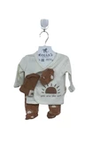 uğurböceğiçocuk Bebek 5'li Zıbın Takım Güneş Baskılı Soft Kumaş 223058 - 1