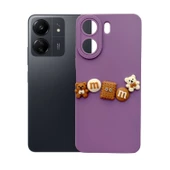 Xiaomi Redmi 13C Kılıf 3D M Bear Kamera Korumalı Silikon Kapak - 5