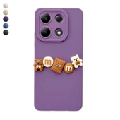 Xiaomi Redmi Note 13 4G Kılıf 3D M Bear Kamera Korumalı Silikon Kapak - 1