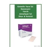 Siltape Soft Silikon Yara İzi Dikiş İzi Sezaryen Yanık Estetik Bant 2 CM x 3 M - 1