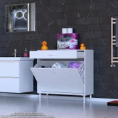 Modilayn EMİR 90x88x32,5 cm 3 Göz Sepetli düzenleyici dolap - 4