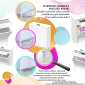 Modilayn EMİR 85x88x32,5 cm 2 Göz Sepetli kirli çamaşır pratik çok fonksiyonlu  dolap thumbnail 6