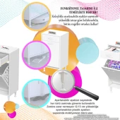 Modilayn EMİR 50x88x32,5 cm 1 Göz Sepetli kirli çamaşır çok foksiyonlu düzenleyici dolap thumbnail 6