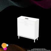 Modilayn EMİR 70x88x32,5 cm 2 Göz Sepetli  pratik çok fonksiyonlu düzenleyici dolap thumbnail 9