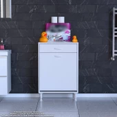 Modilayn EMİR 60 x 88 x 32,5 cm 1  Sepetli kirli çamaşır çok fonksiyonlu düzenleyici dolap - 2