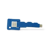 5 Adet iPhone Data şarj Kablo Anahtarlık Mavi USB Lightning 8 Pin - 2