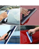 OTO MOTTO Araç Oto Cam Sil Çekçek Kurulama Aparatı Silikonlu Kaporta Tavan Çekçek - 9