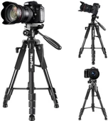 Profesyonel NP-8850 Kamera ve Telefon Standlı 175cm Ayarlanabilir Tripod - Yüksek Stabilite ve Çok Yönlü Kullanım ile Kusursuz Çekimler - 3
