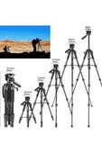 Profesyonel NP-8850 Kamera ve Telefon Standlı 175cm Ayarlanabilir Tripod - Yüksek Stabilite ve Çok Yönlü Kullanım ile Kusursuz Çekimler - 1