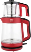 Fakir Bestea 1900 W Cam Çay Makinesi - Kırmızı-Siyah - 2