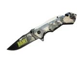 4 23 3 Army Kurtarma / Kamp Çakı 20cm - Yarı Otomatik, Kemerlikli, Cam Kırma Ve İp Kesme Aparatlı - 1