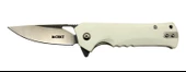 Crkt Muskie 202 AWY Beyaz Kamp / Outdoor Çakı 18cm - Yarı Otomatik, Kemerlikli, Kutulu - 1
