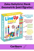 Özel Üretim Zeka Geliştirici Renk Geometrik Şekil Öğretici Çocuk Lineup Sıngle Bul Sırala Öğren - 1