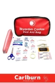 Özel Üretim Acil Müdahale Ev Iş Yeri Araba Okul Deprem Ecza Ilk Yardım Bez Çantalı Set - 3