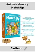 Özel Üretim Zeka Geliştirici Eğitici Çocuk El Göz Kordinasyonu Animals Memory Match Up - 1