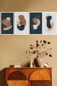 Veraart 4 Parça Çerçeve Görünümlü Mdf Bohem Tablo Seti - 2
