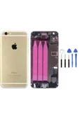 EMXTECH  Iphone 6 Plus Uyumlu Dolu Kasa Gold Tamir Seti Hediyeli - 1