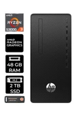HP PRO TOWER 295 G9 E6D391EA094 R3 5300G 48GB RAM 2TB SSD W11H MASAÜSTÜ BİLGİSAYAR thumbnail 1