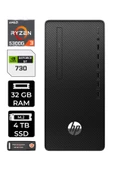 HP PRO TOWER 295 G9 E6D391EA430 R3 5300G 32GB RAM 4TB SSD GT730 4GB W11P MASAÜSTÜ BİLGİSAYAR thumbnail 1
