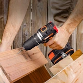 Worx Wx925 20Volt/2.0Ah Li-İon Çift Akülü Kömürsüz Profesyonel Darbeli Matkap+Wx265 Kömürsüz Darbeli Tornavida Kombo Set - 12