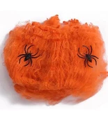 Halloween Pamuklu Örümcek Ağı 20 Gr Turuncu thumbnail 1