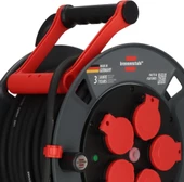 Brennenstuhl Profesyone Serisi 5 Soketli Sigorta Şalterli IP44 Lisanslı 25 Metre Makaralı Kablo (H07RN-F 3G2.5) - 4