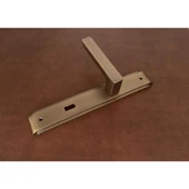 Bella Antik Sarı Lüx Zamak Aynalı Oda Kapı Kolu 1 Takım thumbnail 3