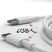 Hızlı Şarj Kablosu 15/15 Pro Type-C to Type-C Hasır Örgü 1 Metre Hızlı Şarj Kablosu - 9