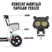 Kedi Göz Sis Farı Çift Renk Sarı-Beyaz 9-60V Araç Motosiklet Off Road Led Lamba Delici Yayıcı Projektör 50W Metal Arazi Çalışma Lambası 1 Adet - 9