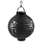 Halloween Japon Feneri Led Pilli 20 cm Siyah İskelet thumbnail 4