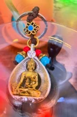 Feng Shui Bereket Şans Mutluluk Buda Budha Mistik Düğüm Feng Sui Anahtarlık - 5