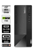 LENOVO Neo 50T 11SE00BJTXE422 i5 12400 24GB RAM 512GB SSD GT730 W11P MASAÜSTÜ BİLGİSAYAR - 1