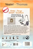 Vestel thomas vinto targa smart comfort süpürge torbası 5li - 2