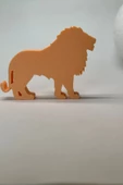 Pomerol Turuncu Aslan Dolap Kulpu - Çocuk Odası, Mutfak ve Banyo İçin Canlı, Eğlenceli ve Dayanıklı Kulp - 3