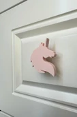 Pomerol Unicorn Dolap Kulpu - Çocuk Odası, Mutfak ve Banyo İçin Renkli ve Dayanıklı Mobilya Kulp S - 1