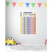 RİTMİK SAYILAR TABLOSU PVC 1mm 70x50 cm - 1