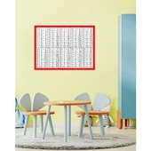 ÇARPIM TABLOSU 07 PVC 1mm 70x50 cm - 1