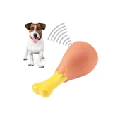 Köpekler İçin Sesli Oyuncak Tavuk Butu - 2